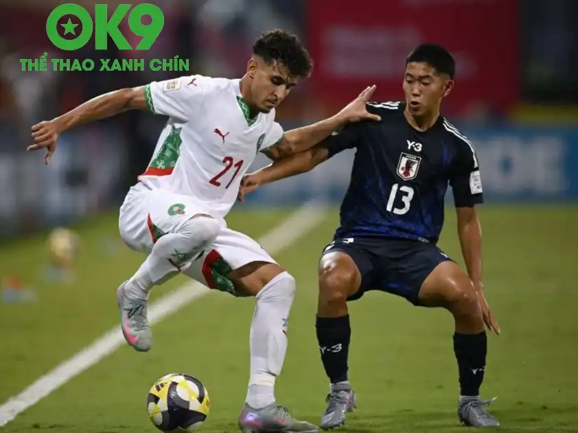 U17 Nhật Bản vừa đánh bại U17 Ma Rốc với tỉ số 2-0 (Ảnh: Goal) U17 Nhật Bản vừa đánh bại U17 Ma Rốc với tỉ số 2-0 (Ảnh: Goal)